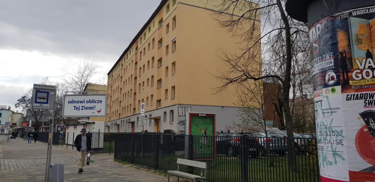 Mieszkanie Jednopokojowe, Ul Dworcowa, Centrum, Parking Gratis!!! Wrocław Exterior foto